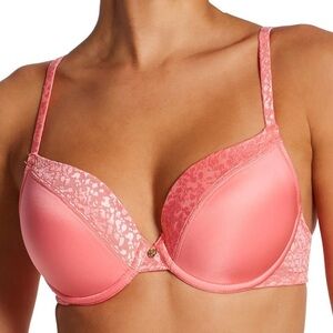 Le Mystère Safari Underwire Coral T-Shirt Bra 34D